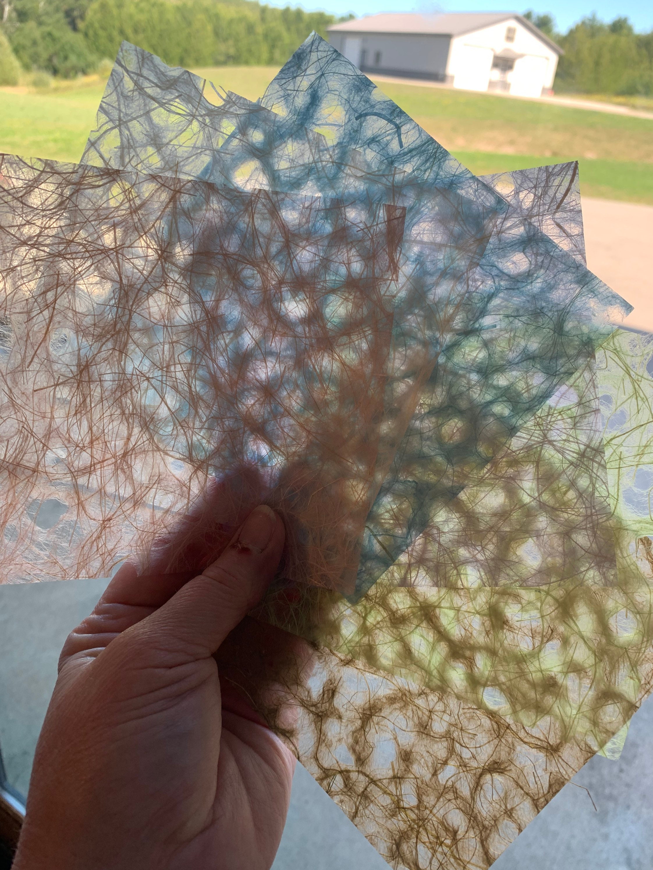 Set of 6 Japanese Ogura Lace Paper Squares 5 Lights Choice of Etsy