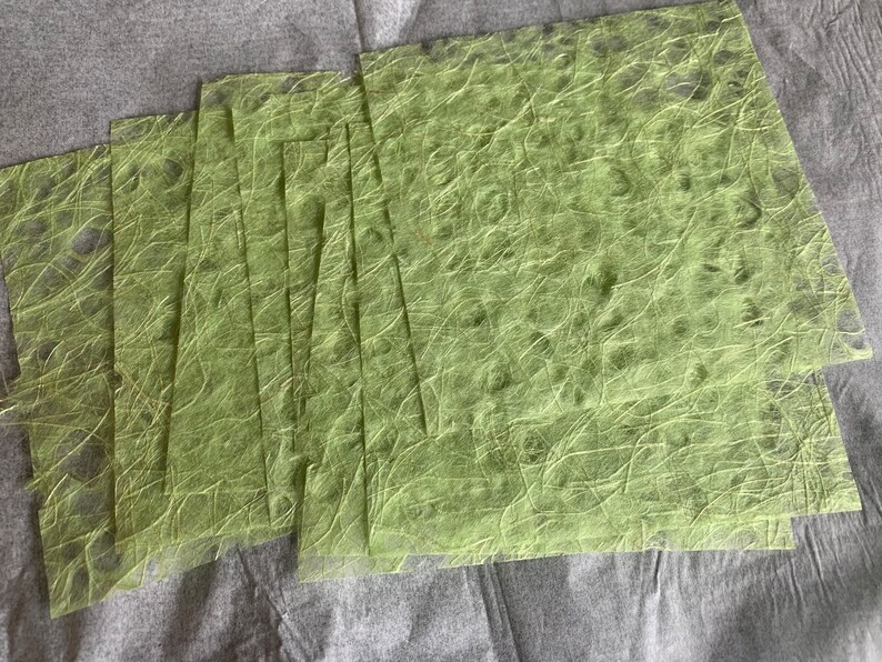 Set of 6 Japanese Ogura Lace Paper Squares 5 Lights Choice of Etsy