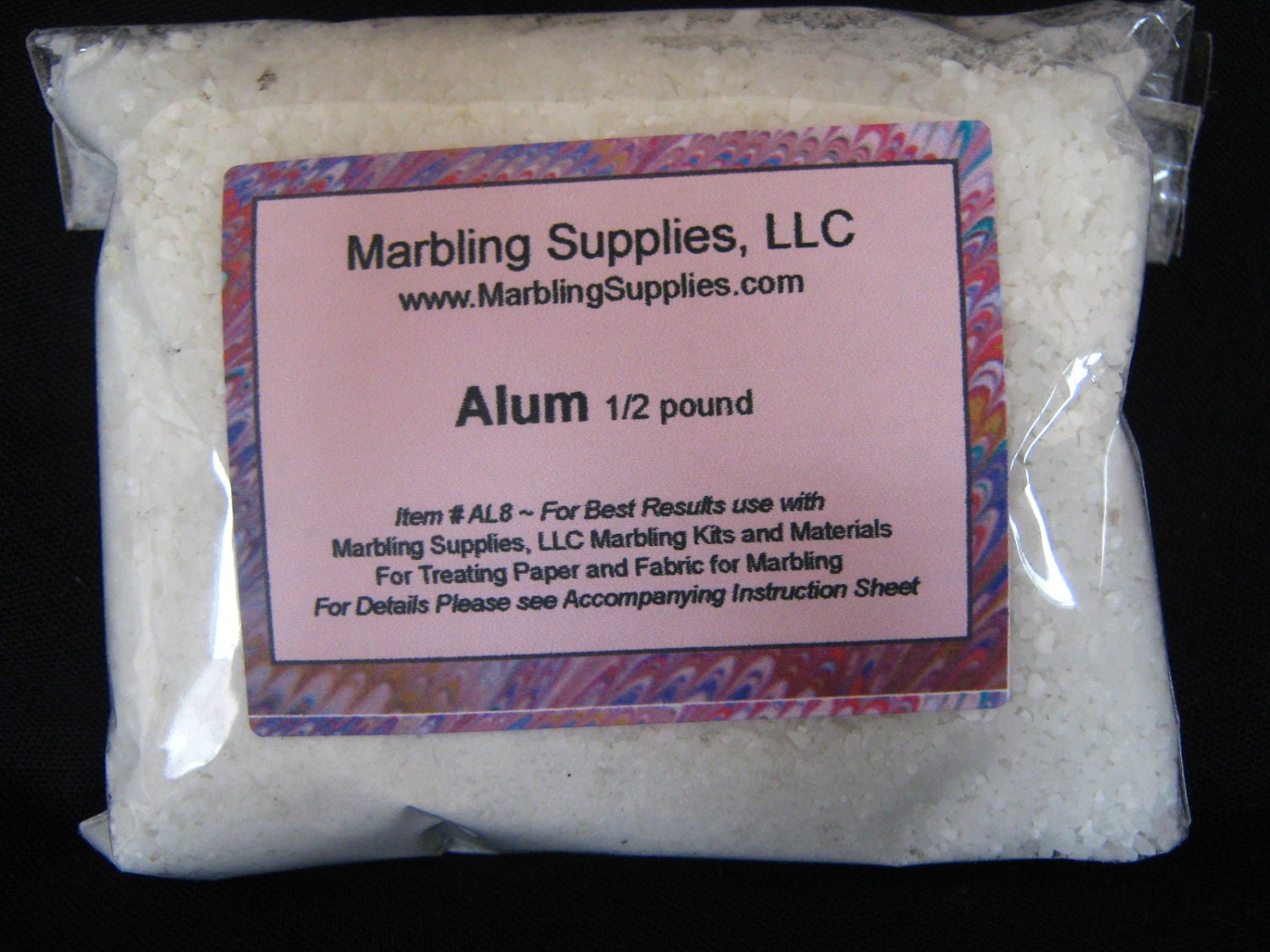 Crystalline Marbling Alum With Instructions 1/2 Pound Etsy