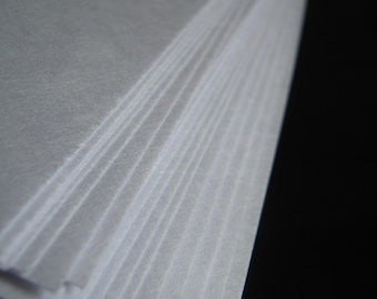 Marbling Paper - Japanese Masa - 25 Sheets 5 x 10.5 inches - White Paper Marbling Supplies Printmaking