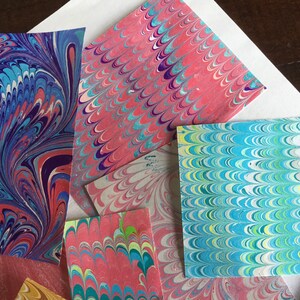 Free Shipping within USA Marbled Scrap Paper Tiny Surprises BRIGHTS Paper Collage Pack Supplies image 4