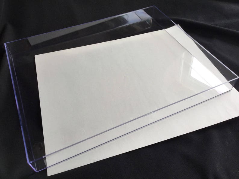 18 x 24" Clear Acrylic Plastic Marbling Tray image 5