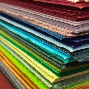 Ultimate Rainbow Set 36 fogli di carta velina di gelso Unryu 8,5 x 11
