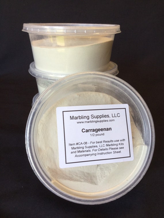 Half Pound Lambda Carrageenan Powder Supplies for Marbling on