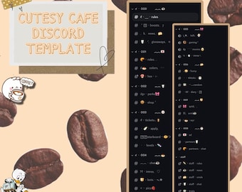 Cutesy Cafe Discord-serversjabloon