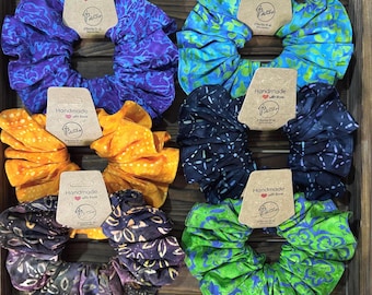 BATIK Scrunchies - Large
