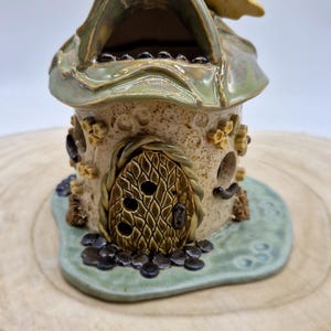 Magical Ceramic Fairy House tea light