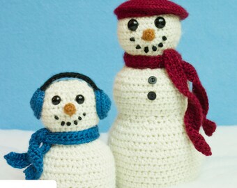 Patron Crochet Jacques Frost & Noël Bonhomme de Neige