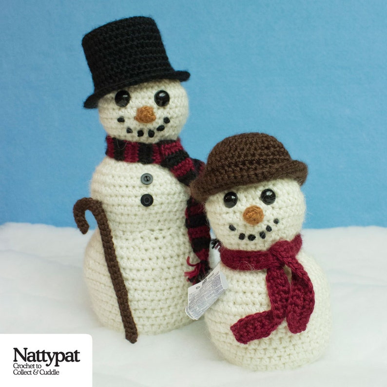 The Snowmen of Westminster Crochet Pattern image 1