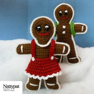 Gingerbread Dolls Crochet Pattern