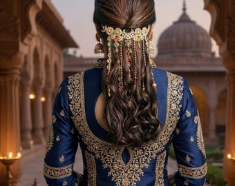 Indian Bridal Hair Jewelry, Wedding Hair Accessory