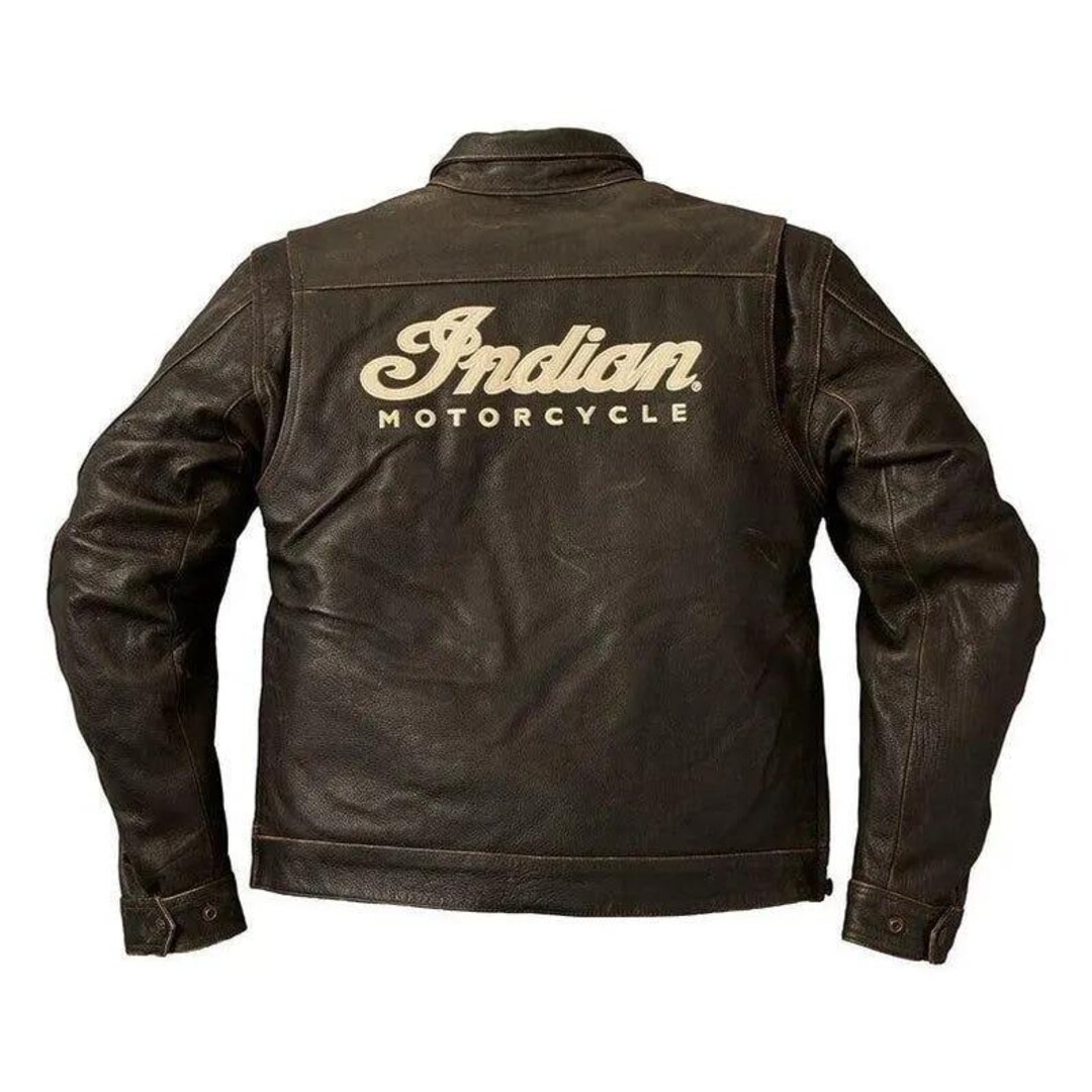Indian Ranger Indian Motorcycle Jacket 1901 Indian Motorcycle Leather Jacket Gift for ...