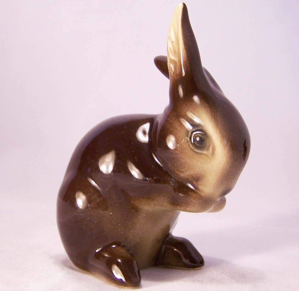 3 Vintage Brown Goebel Bunny Rabbit Figurines with Paper Etsy