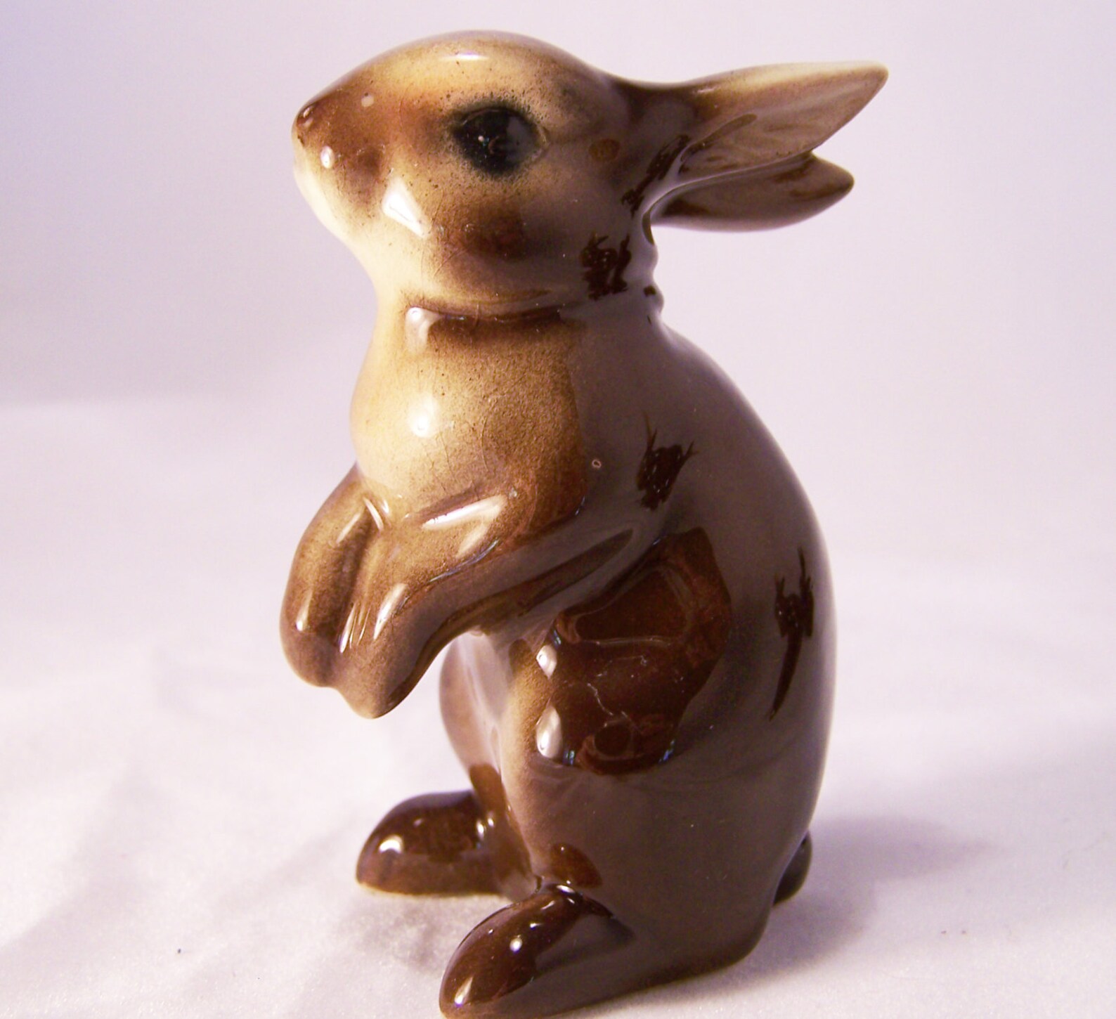 3 Vintage Brown Goebel Bunny Rabbit Figurines with Paper Etsy