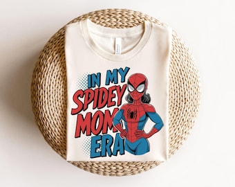 In my Spidey Mom Era T-Shirt, Disney Spider Mama Shirt, Spider Mommy Tee, Spider Mommy Sweatshirt, Funny Mother Sweatshirt,Gift for Mothers