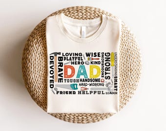 Dad Tool Shirt, Father’s Day Gift for Handyman, Dad Shirt, Fix It Dad Shirt, Gift for Carpenter, Mechanic Dad Shirt, Builder Dad Tee