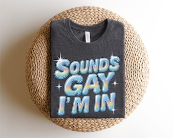 Maglietta "Sono gay", Maglietta gay divertente, Maglietta gay retrò, Maglietta LGBT Pride, Maglietta Gay Pride, Maglietta del mese dell'orgoglio, Maglietta sarcastica del mese dell'orgoglio,