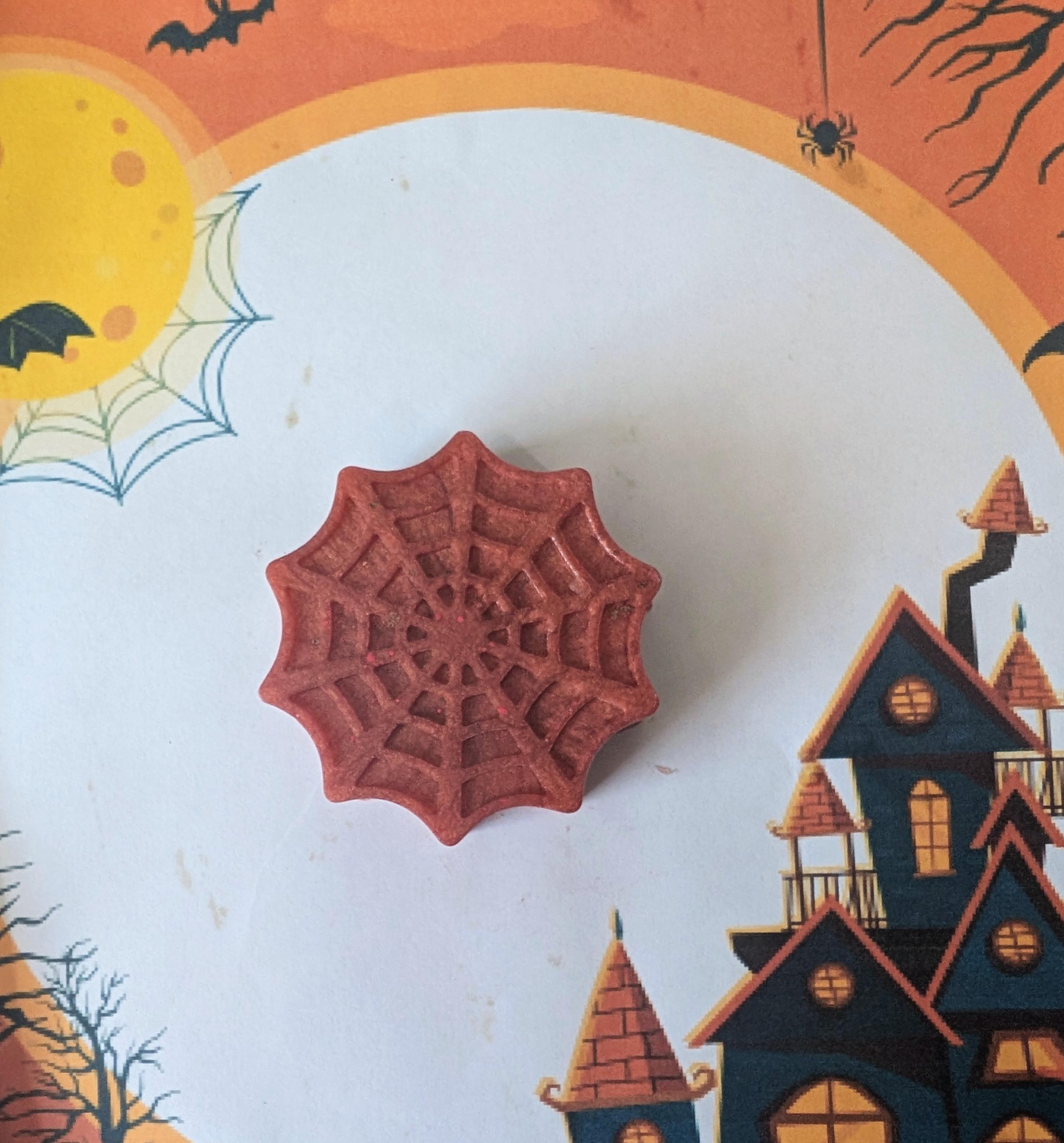 Spiderweb – Black Cherry Merlot– Limited Edition Halloween Handmade Soap, Rustic Fall Gift - Thumbnail 2