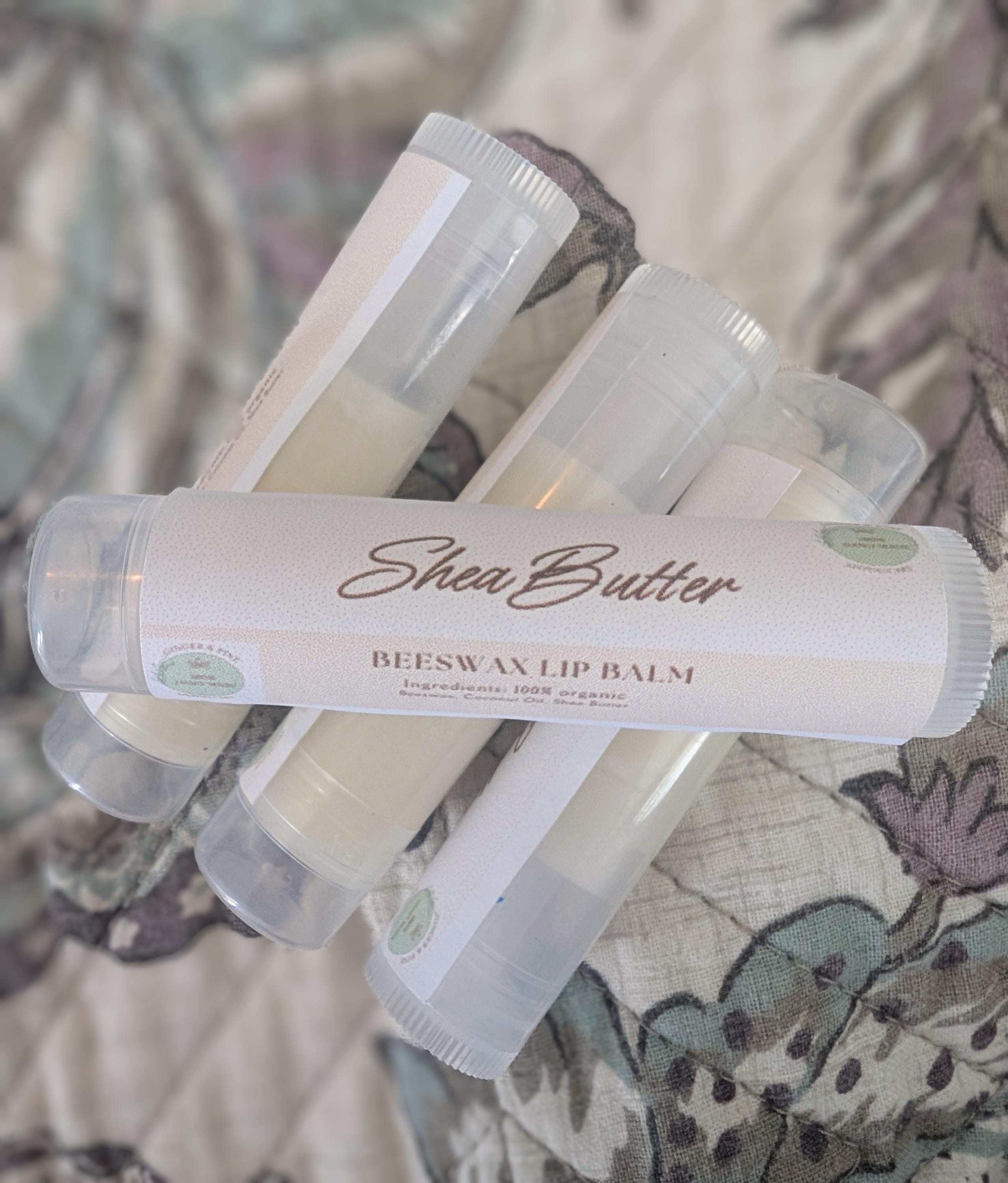 Shea Butter Beeswax Lip Balm 2-pack | Natural Unscented Moisturizing Lip Care - Thumbnail 4