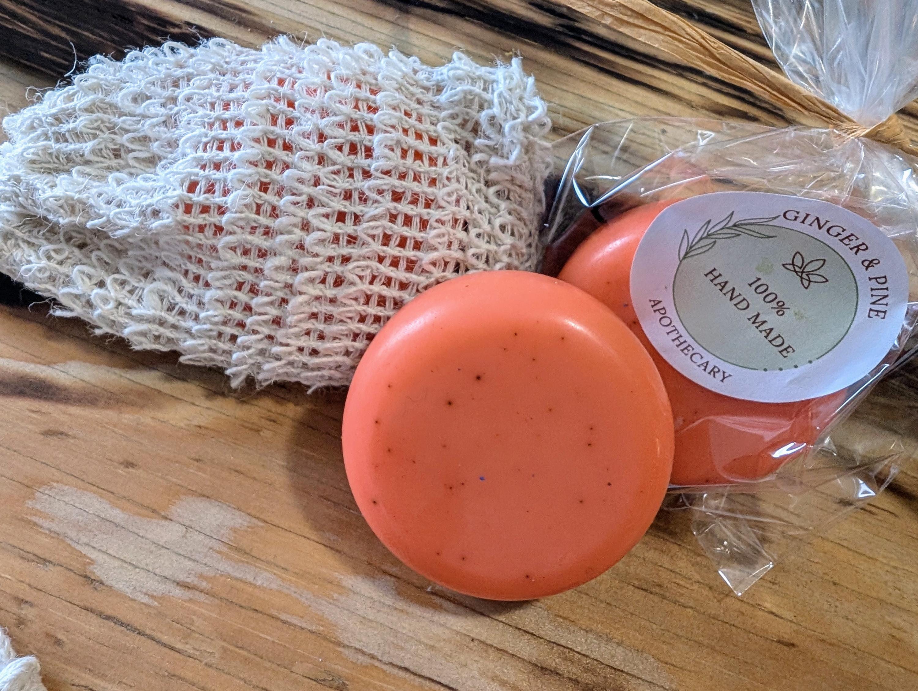 Georgia Peach Goat Milk Soap: Handmade Moisturizing Skincare - Thumbnail 2