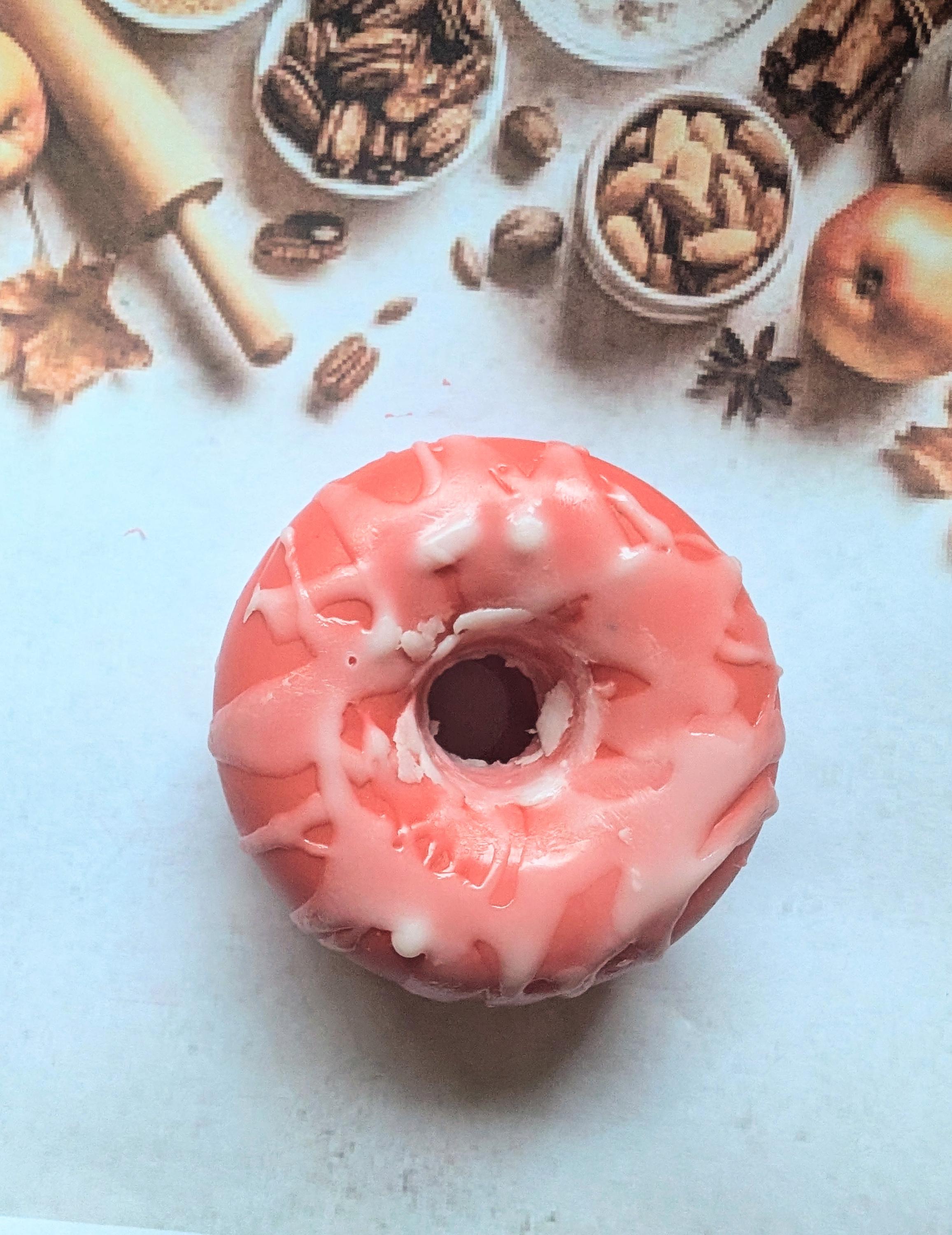 Apple Cider Donut Shea Butter Soap: Handmade Fall Scented Bar - Thumbnail 2