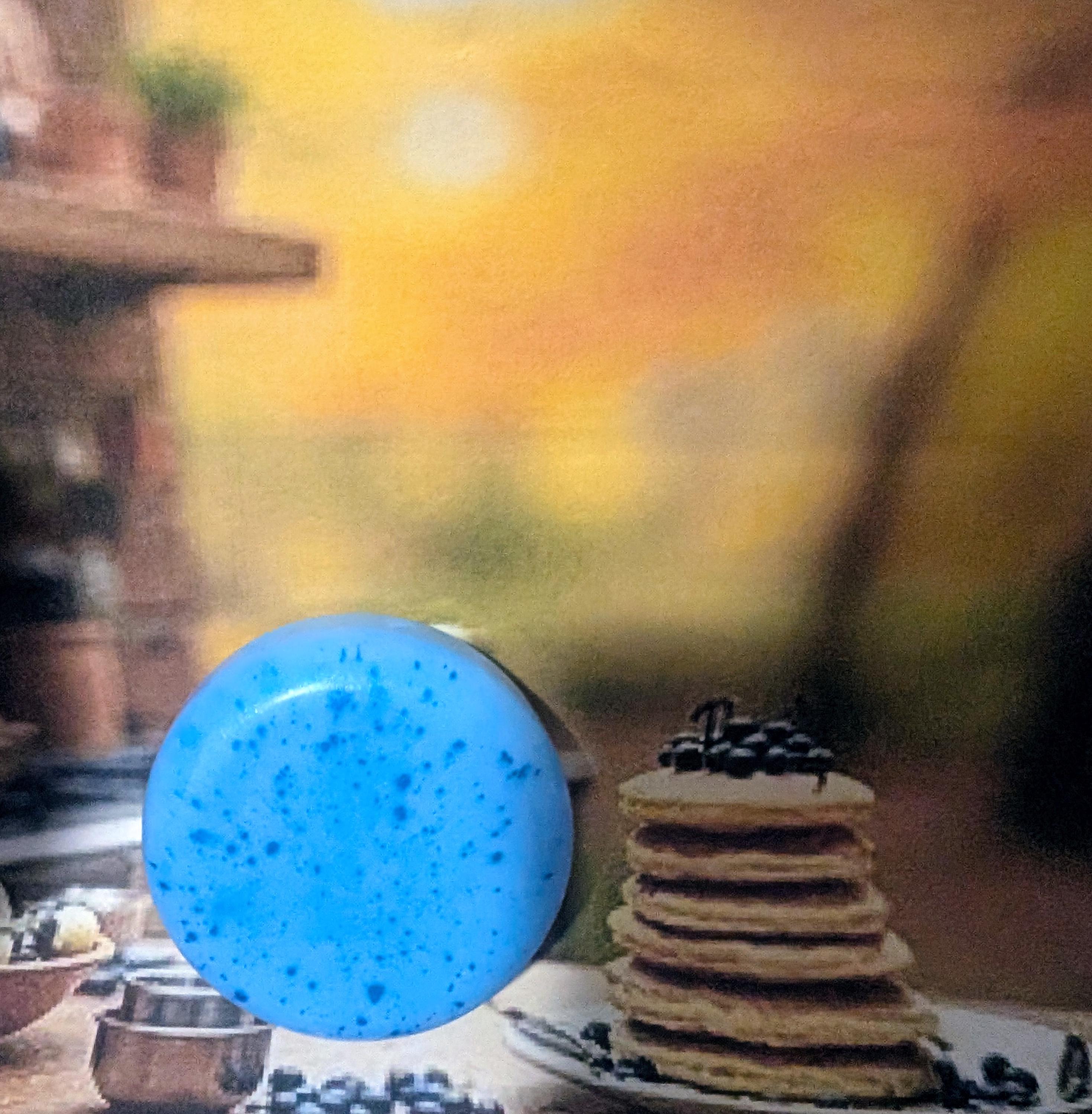 Blueberry Maple Pancakes Oatmeal Soap: Handmade Breakfast Scent Bar - Thumbnail 4