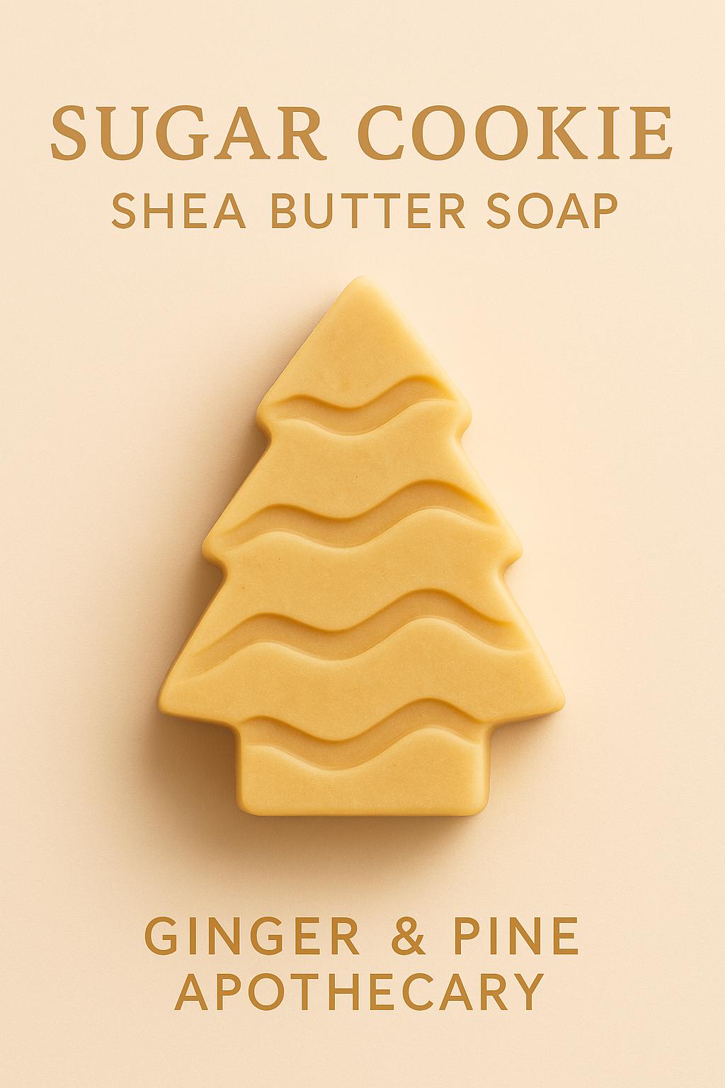 Shea Butter Soap | Sugar Cookie Holiday Bar