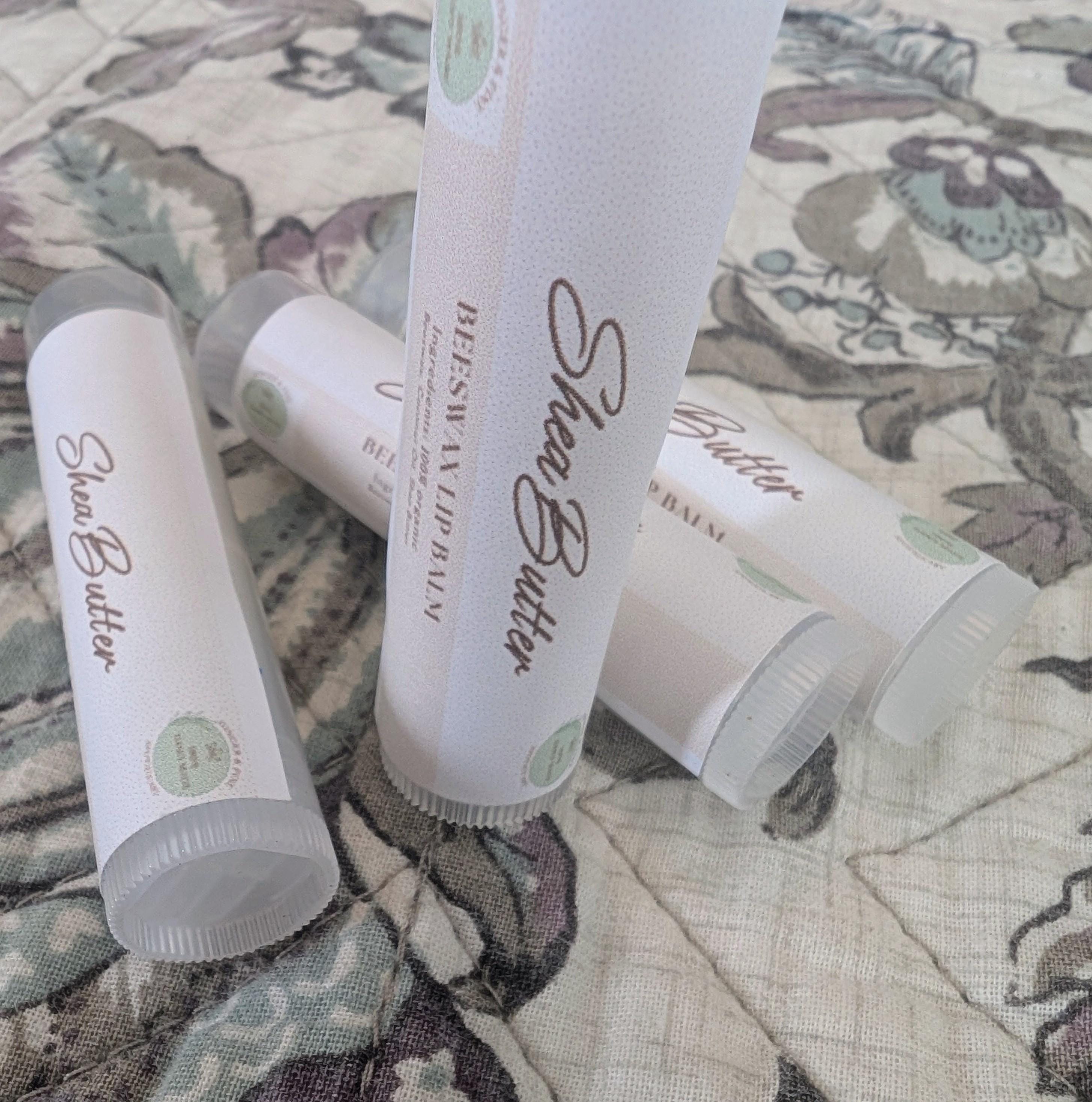 Shea Butter Beeswax Lip Balm 2-pack | Natural Unscented Moisturizing Lip Care - Thumbnail 3