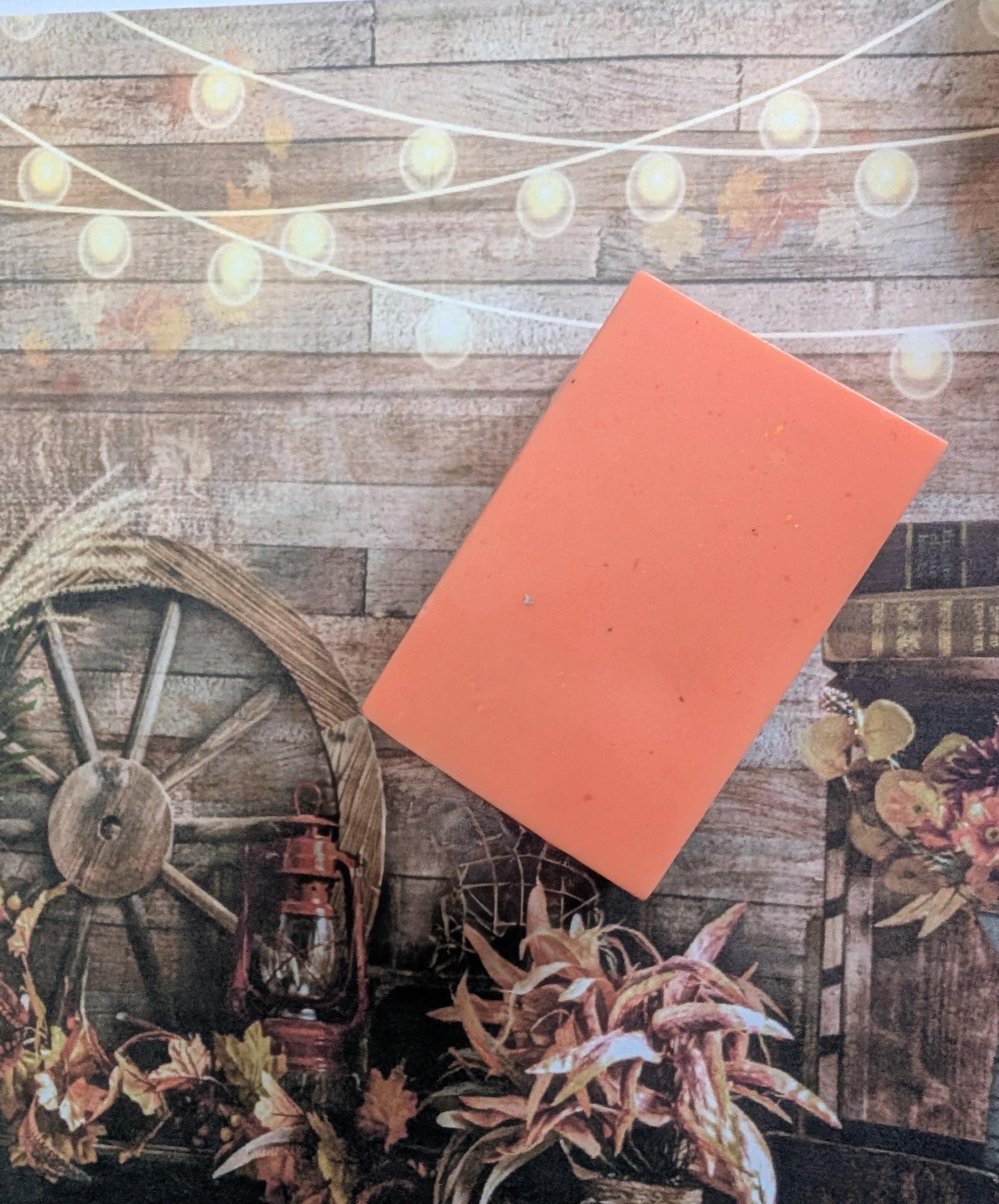 Mandarin Cedar Shea Soap: Handmade Citrus Woodsy Scent - Thumbnail 2