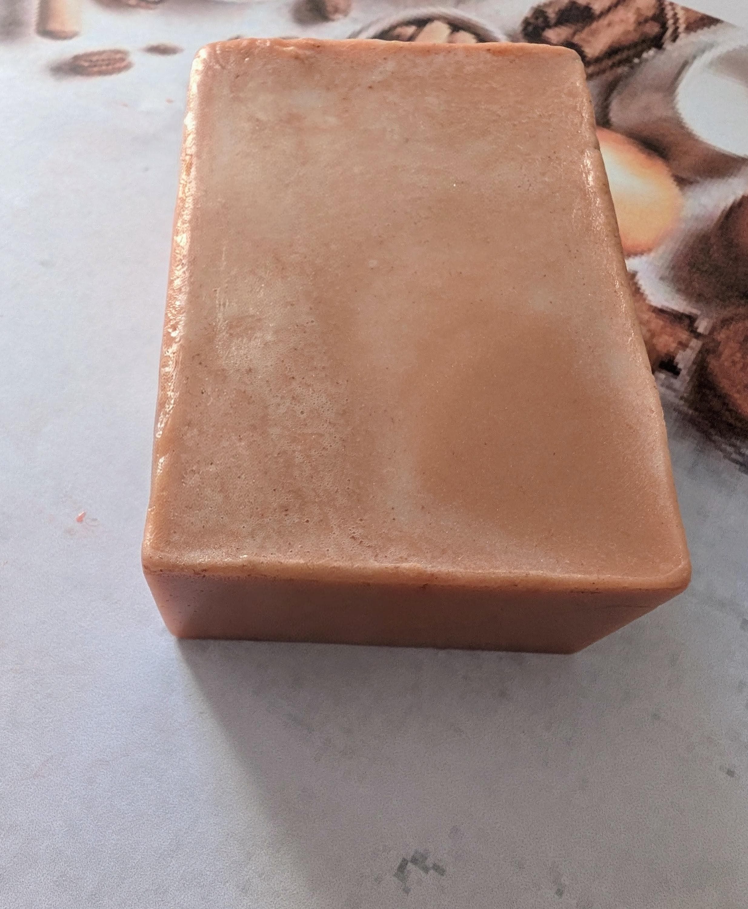 Pumpkin Spice Latte Oatmeal Soap: Handmade Autumn Skincare Bar - Thumbnail 4