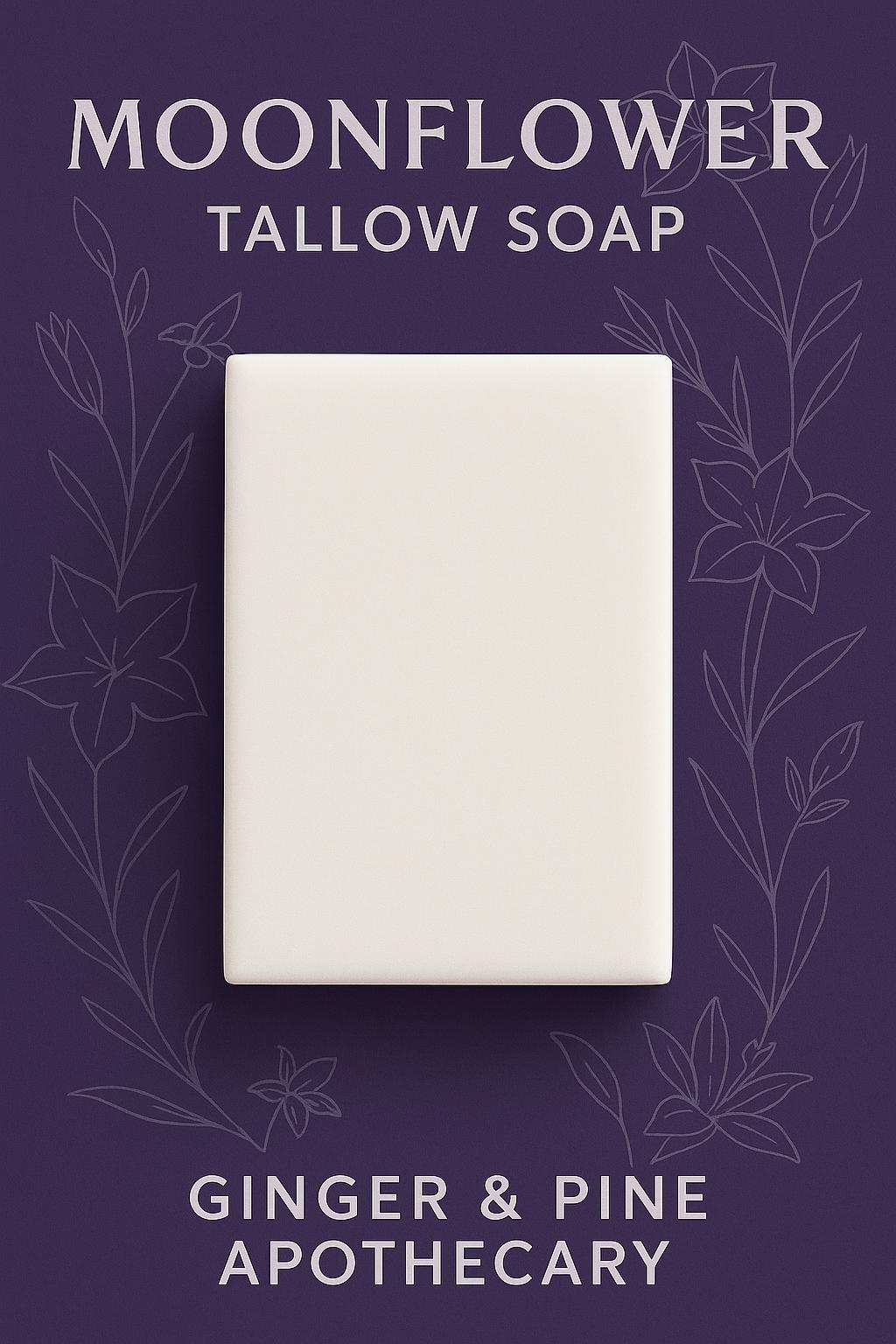 Tallow Soap | Moonflower Night - Floral Bar