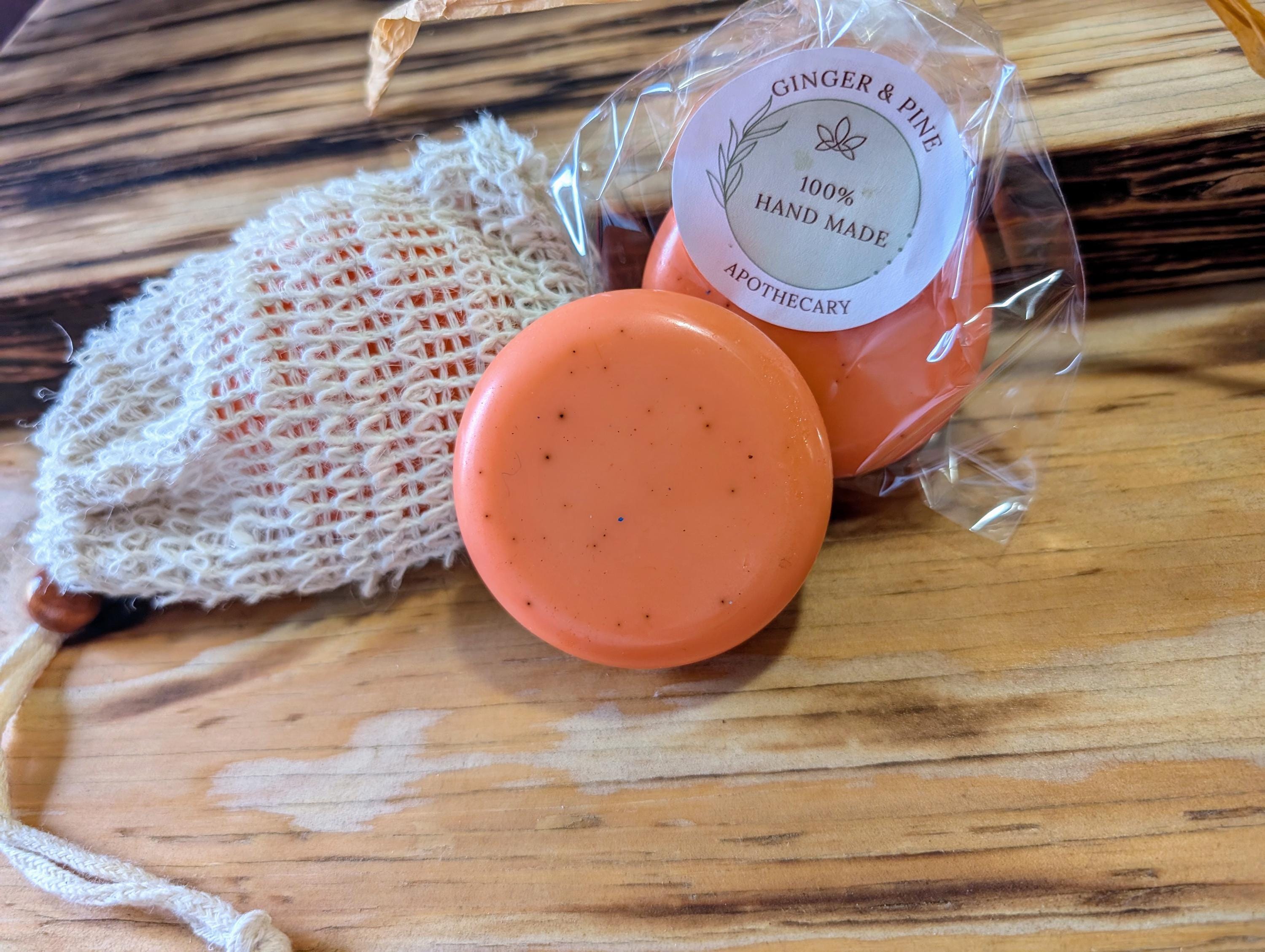 Georgia Peach Goat Milk Soap: Handmade Moisturizing Skincare - Thumbnail 4