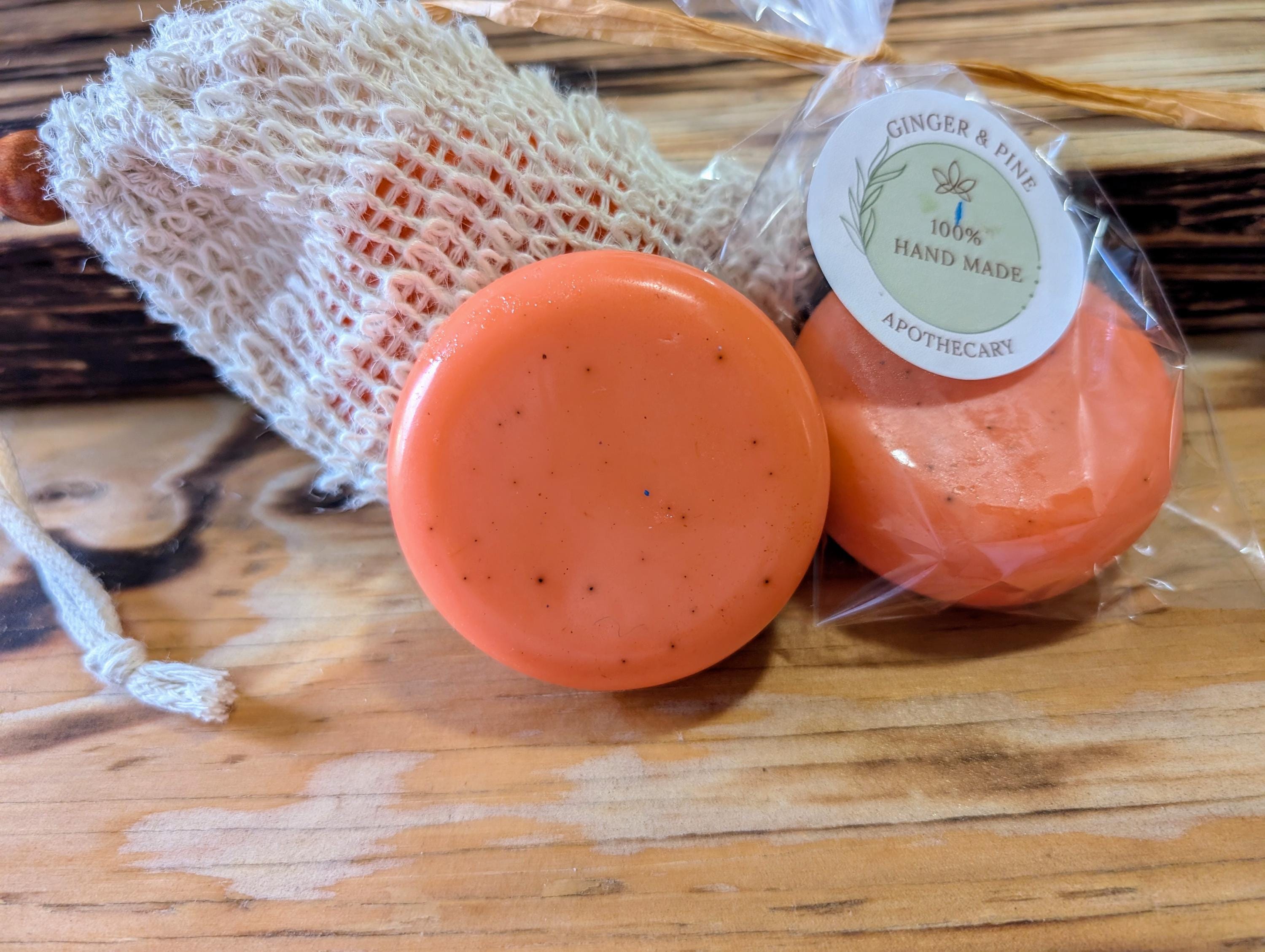 Georgia Peach Goat Milk Soap: Handmade Moisturizing Skincare - Thumbnail 3