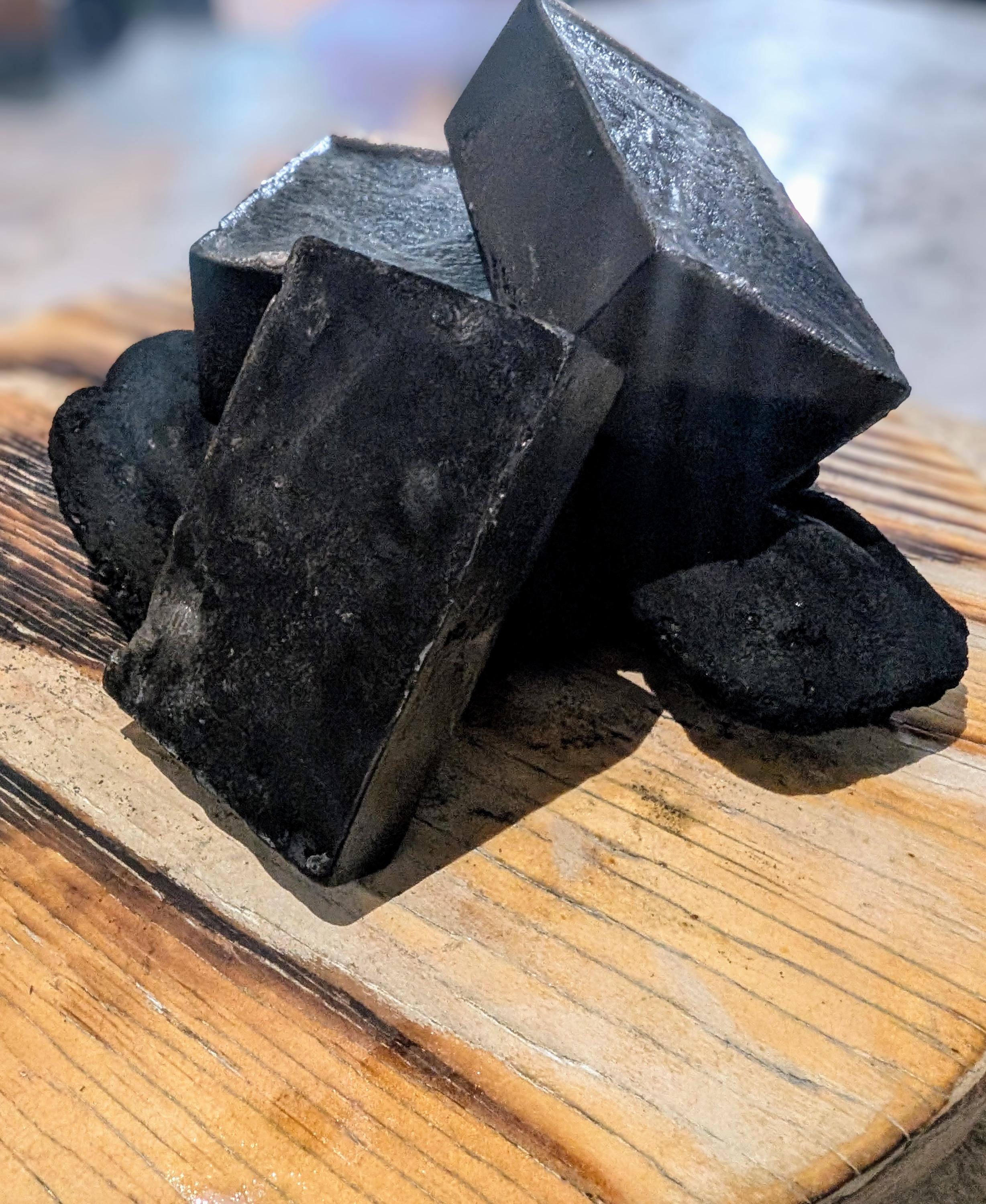 Black Ice Charcoal Soap: Handmade Detox Bar, Masculine Scent - Thumbnail 5