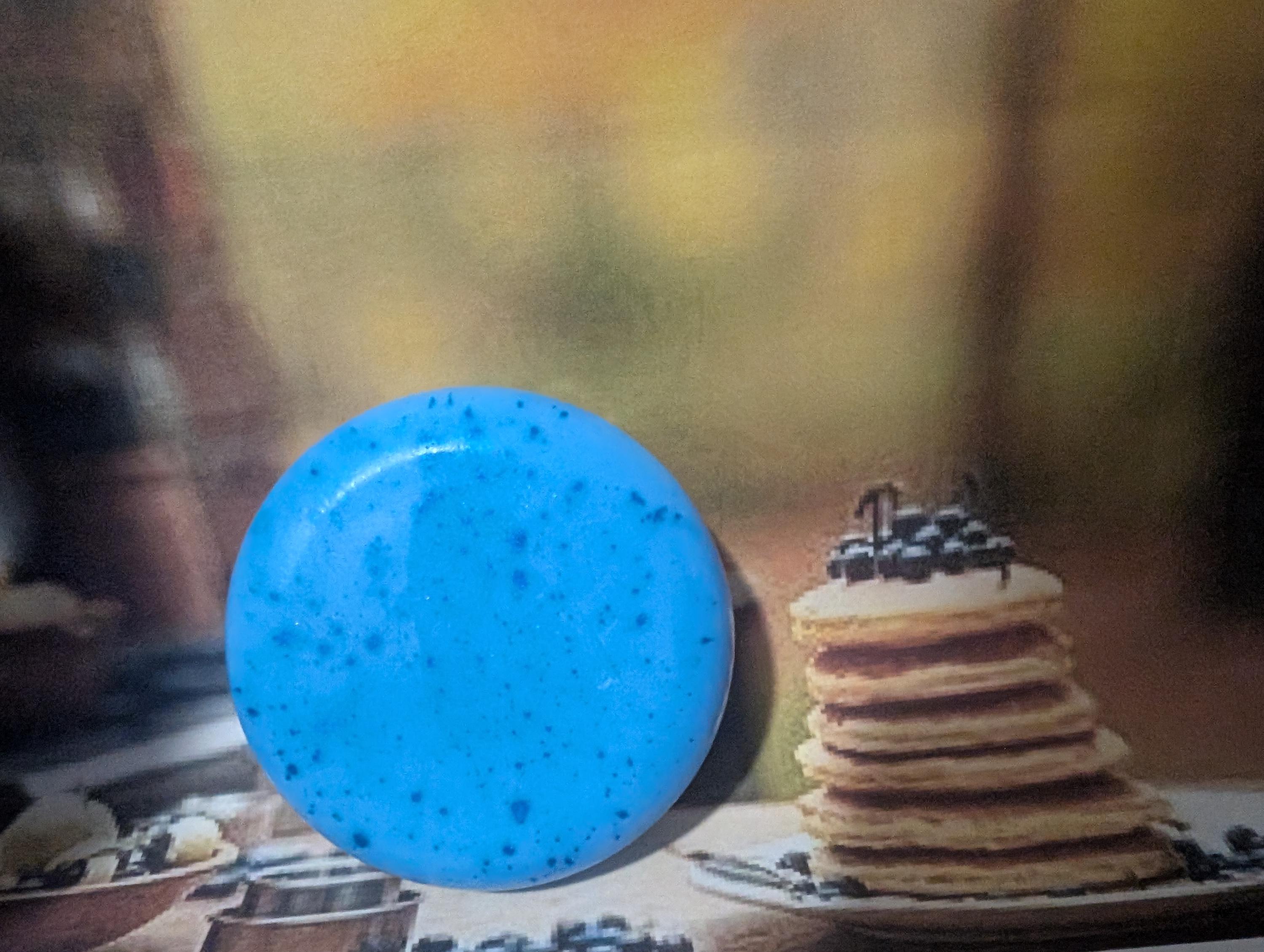 Blueberry Maple Pancakes Oatmeal Soap: Handmade Breakfast Scent Bar - Thumbnail 5