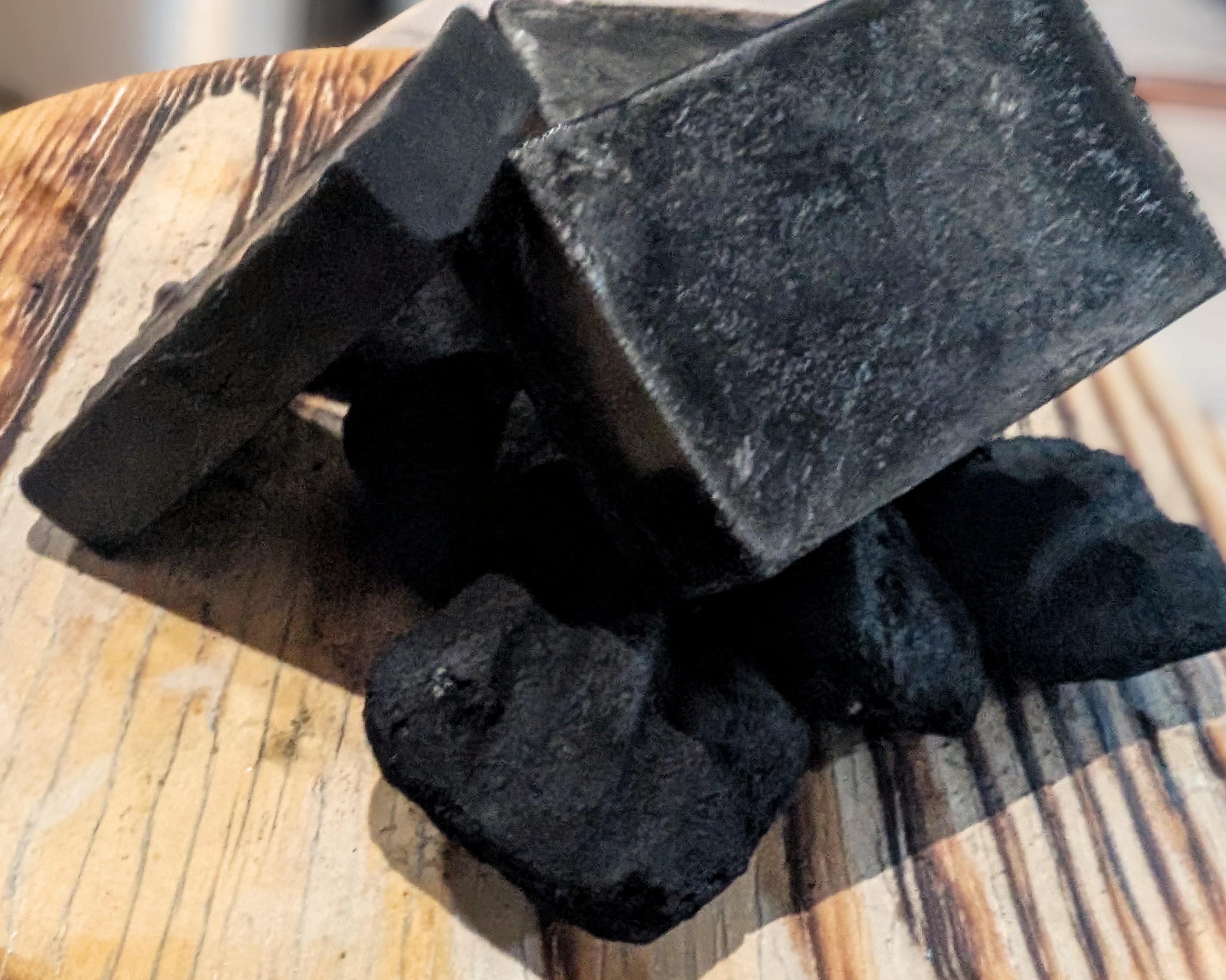 Black Ice Charcoal Soap: Handmade Detox Bar, Masculine Scent - Thumbnail 2