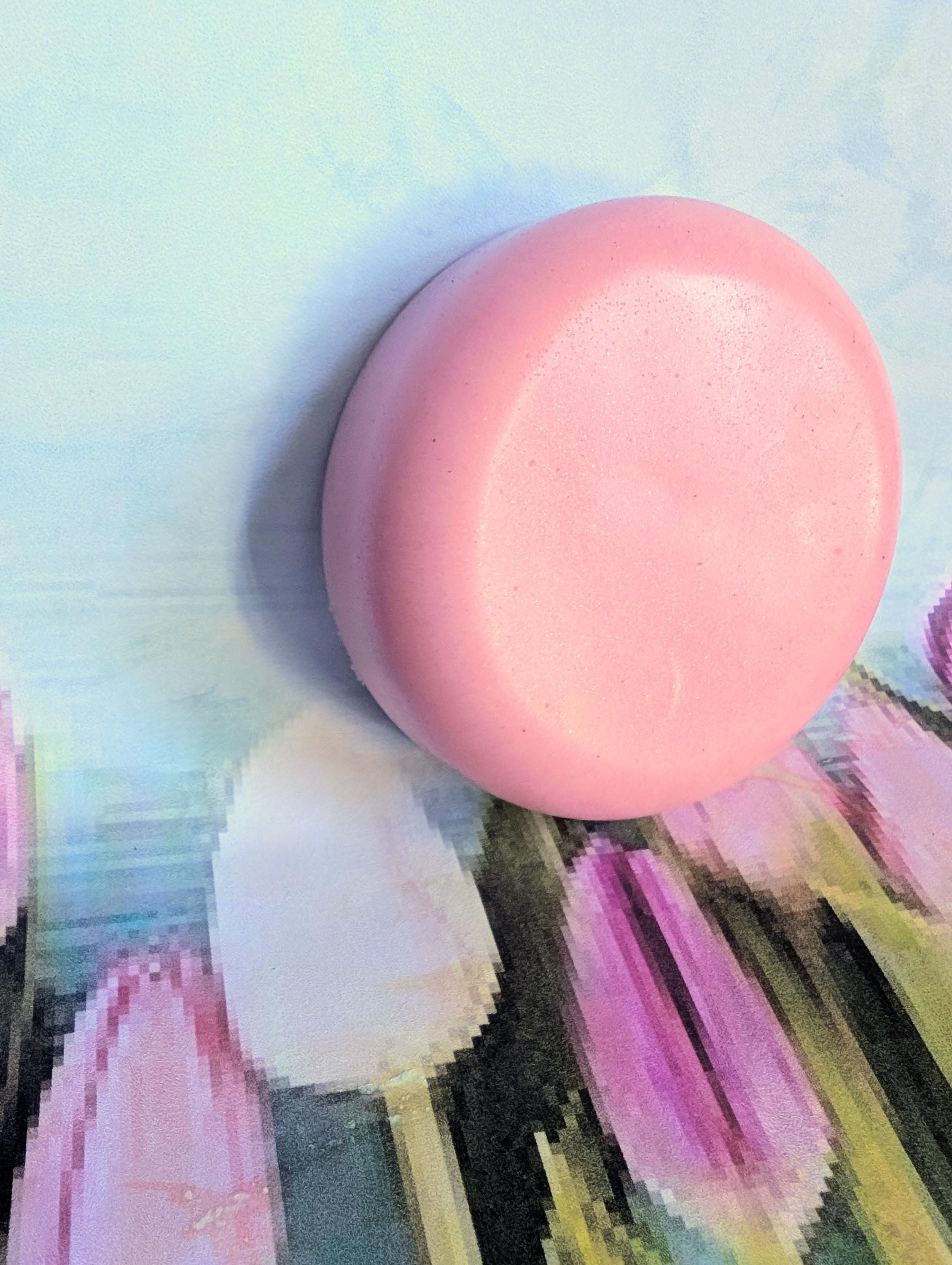 Raspberry Vanilla Goat Milk Soap: Handmade Moisturizing Skincare Bar - Thumbnail 2