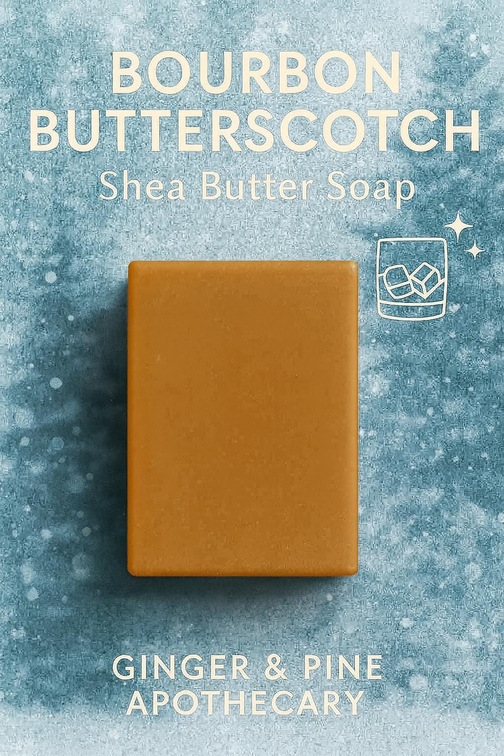 Shea Butter Soap - Bourbon Butterscotch | Sweet Luxury Soap Bar