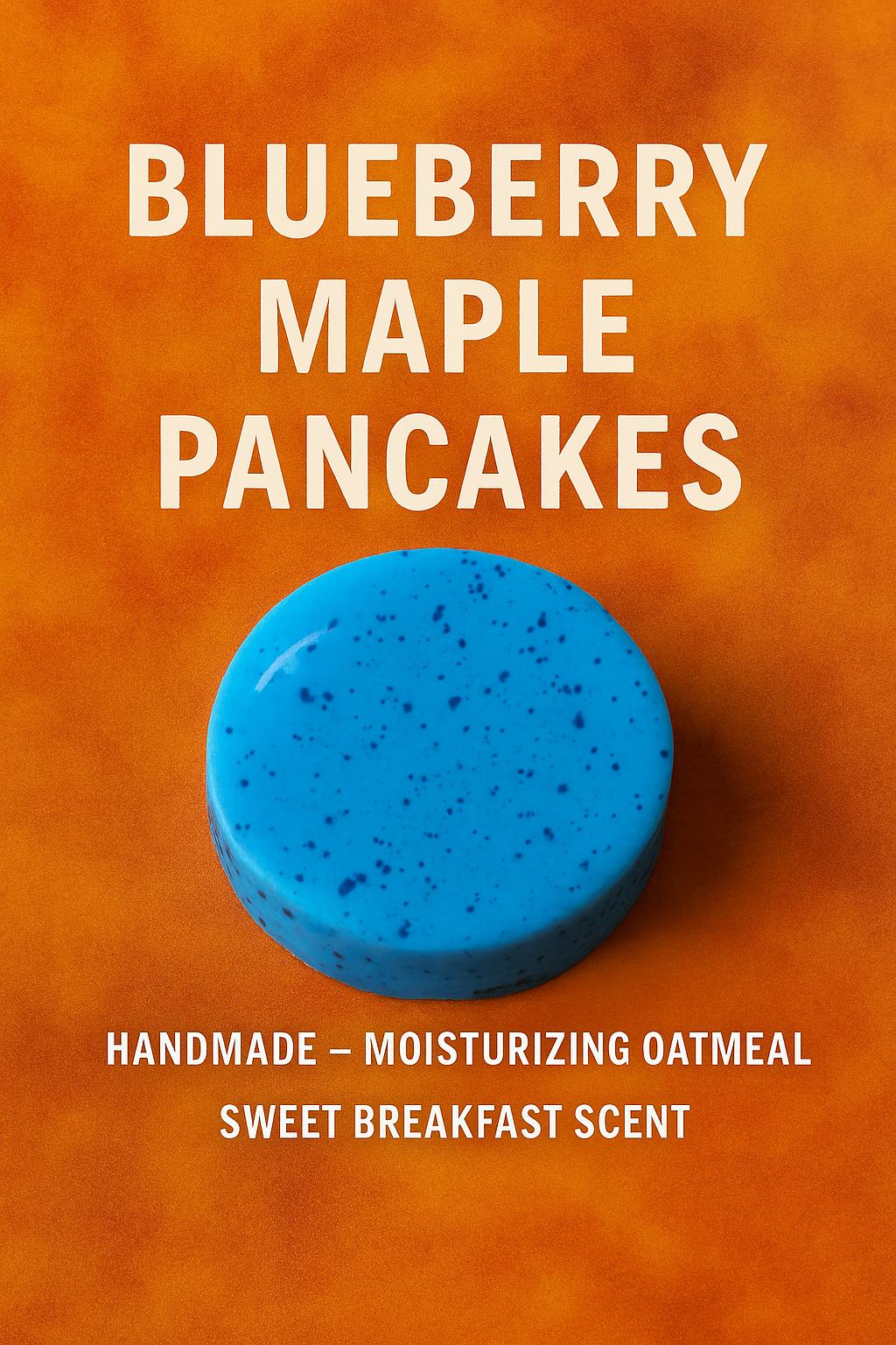 Blueberry Maple Pancakes Oatmeal Soap: Handmade Breakfast Scent Bar