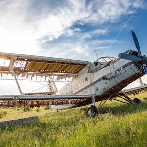 Historical airplane. Airplane Photography. Old airplane. Wall art. Home decor. Airplane Wall Art