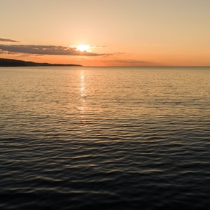 Coucher de soleil, Sunrise Wall Art, Lever de soleil sur la mer, Beau lever de soleil, Lever de soleil océan, Téléchargement numérique
