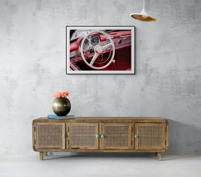 Classic Mercedes Interior Print: Vintage Car Photography (digital ...