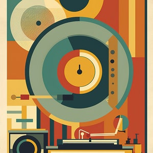 Vinyl Records, Music Wall Art, Printable Wall Art, Music Album Art, Mid Century, Retro Wall Art Prints, Music Album Poster, Retro Wall Art