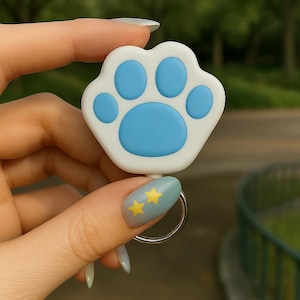 Cat Tag GPS Tracker Keychain – Cute Bluetooth Key Finder & Pet Safety Accessory
