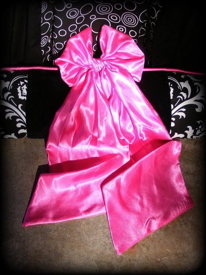 Custom Made Baby N Toddler Bedding Black N White Damask N Etsy