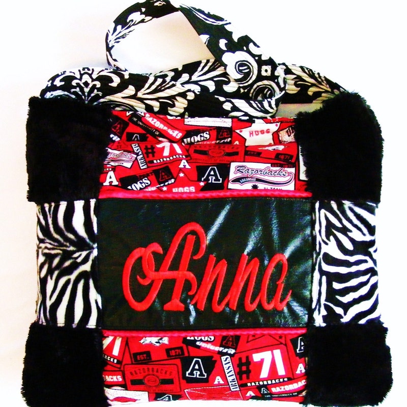 Arkansas Razorback Bag or Baby Diaper 
