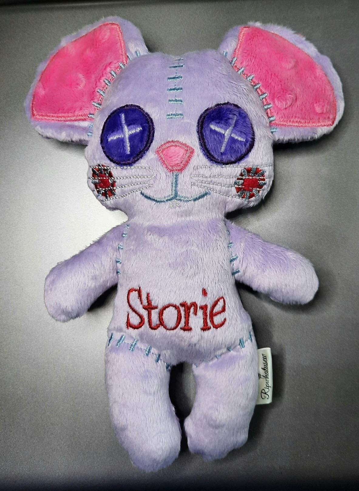 Mouse Cocomelon Plush Toy Momo Soft Minky Dot Cuddle Purple - Etsy