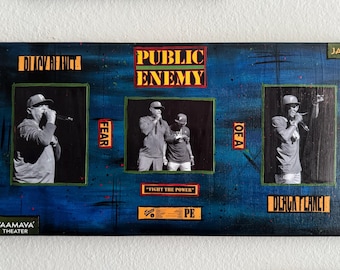 Public Enemy 10x20 Photo Canvas (Ready to Hang)