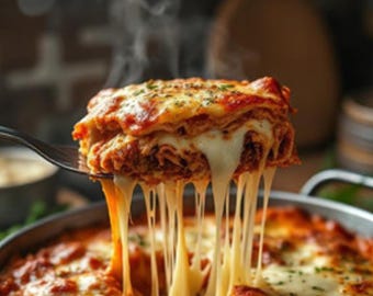 Ricetta classica delle lasagne: una cena italiana sostanziosa per tutta la famiglia (Download digitale in PDF)