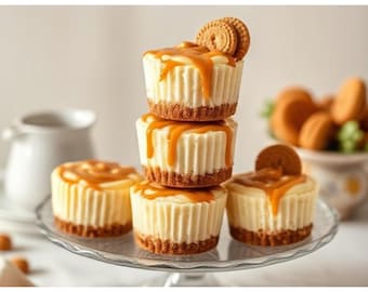 Mini Biscoff Cheesecake Recipe No-bake Lotus Dessert Bites